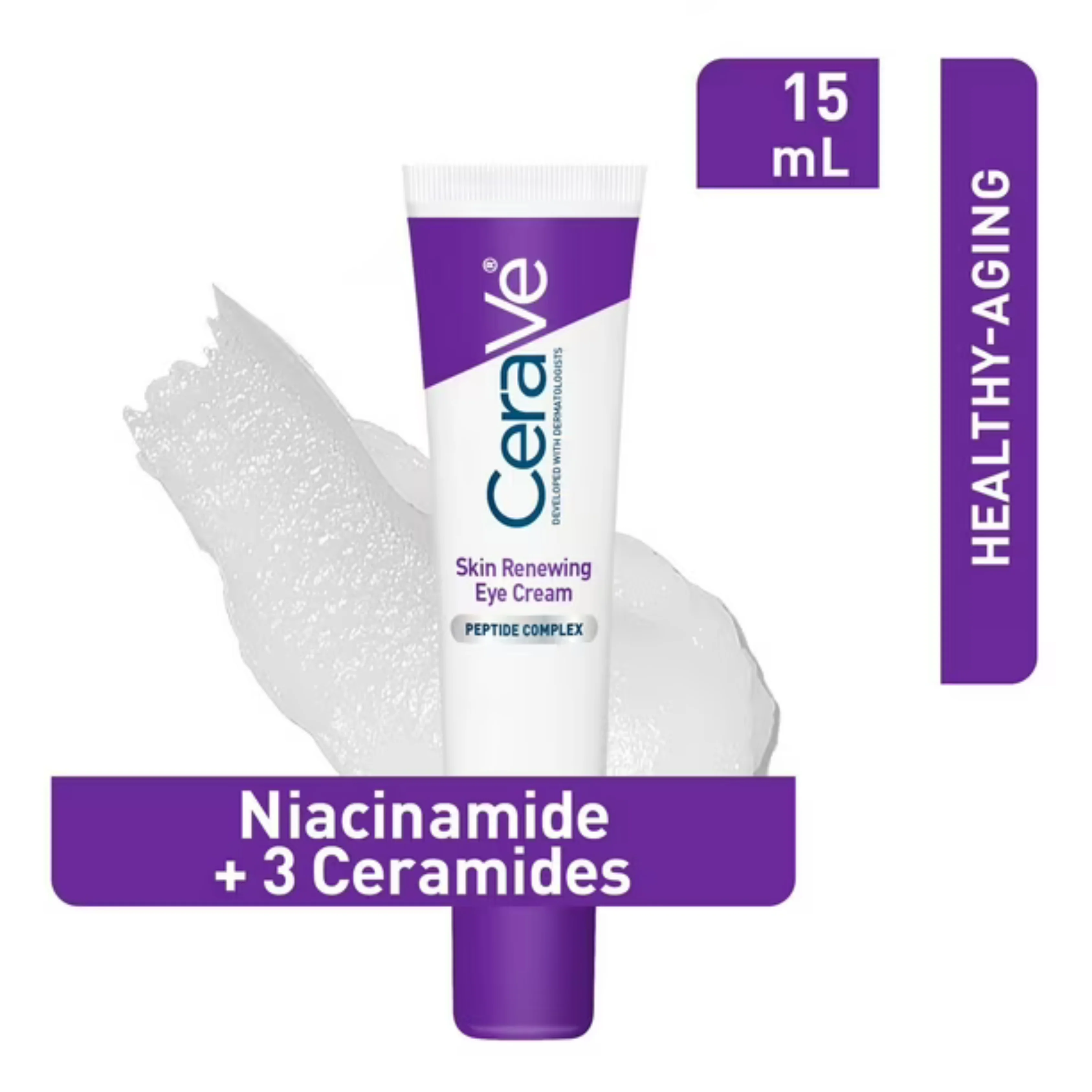CeraVe Skin Renewing Eye Cream 15ml - Image 4