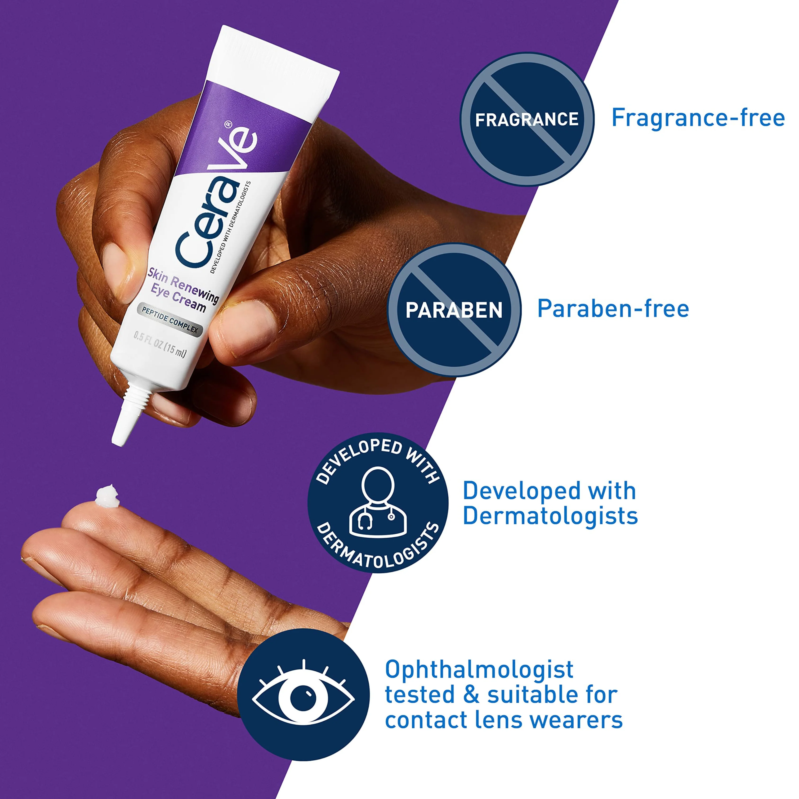 CeraVe Skin Renewing Eye Cream 15ml - Image 5