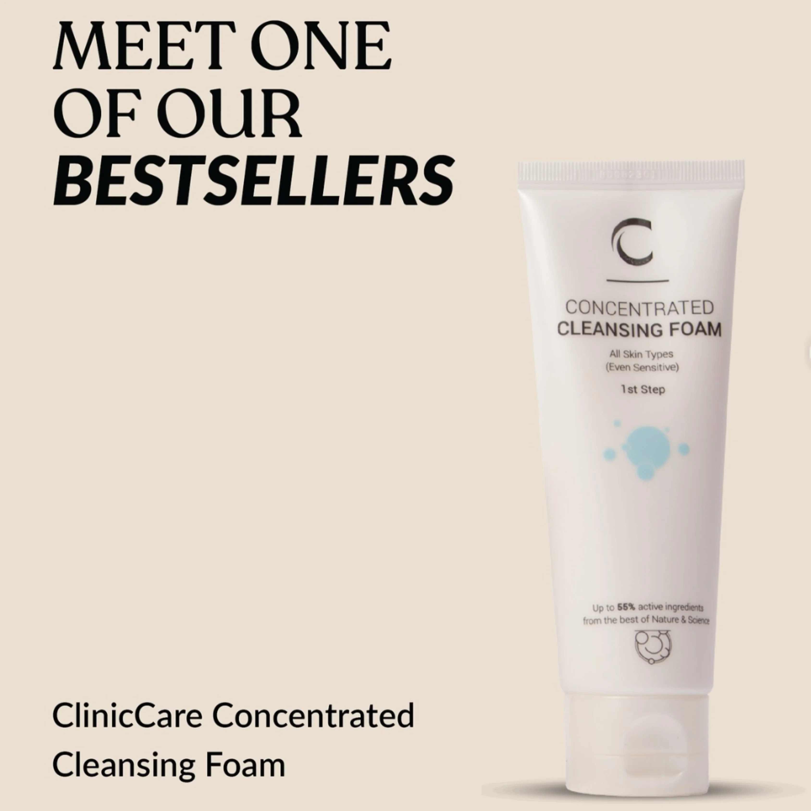 ClinicCare Concentrated Cleansing Foam 100ml - Image 3