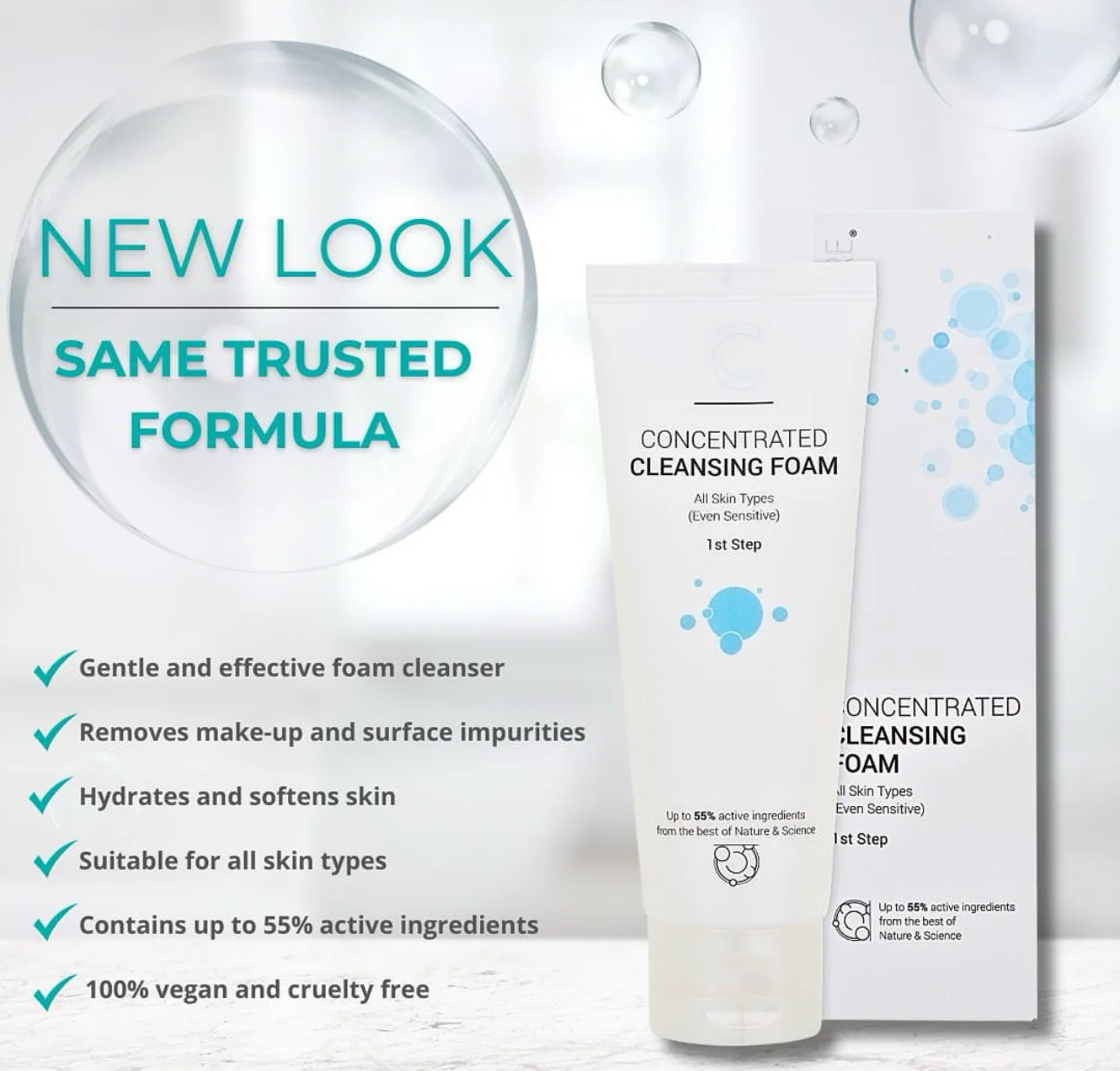 ClinicCare Concentrated Cleansing Foam 100ml - Image 5