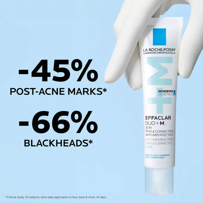 La Roche-Posay Effaclar Duo+M Anti-Blemish Corrective Gel Moisturiser 40ml - Image 4