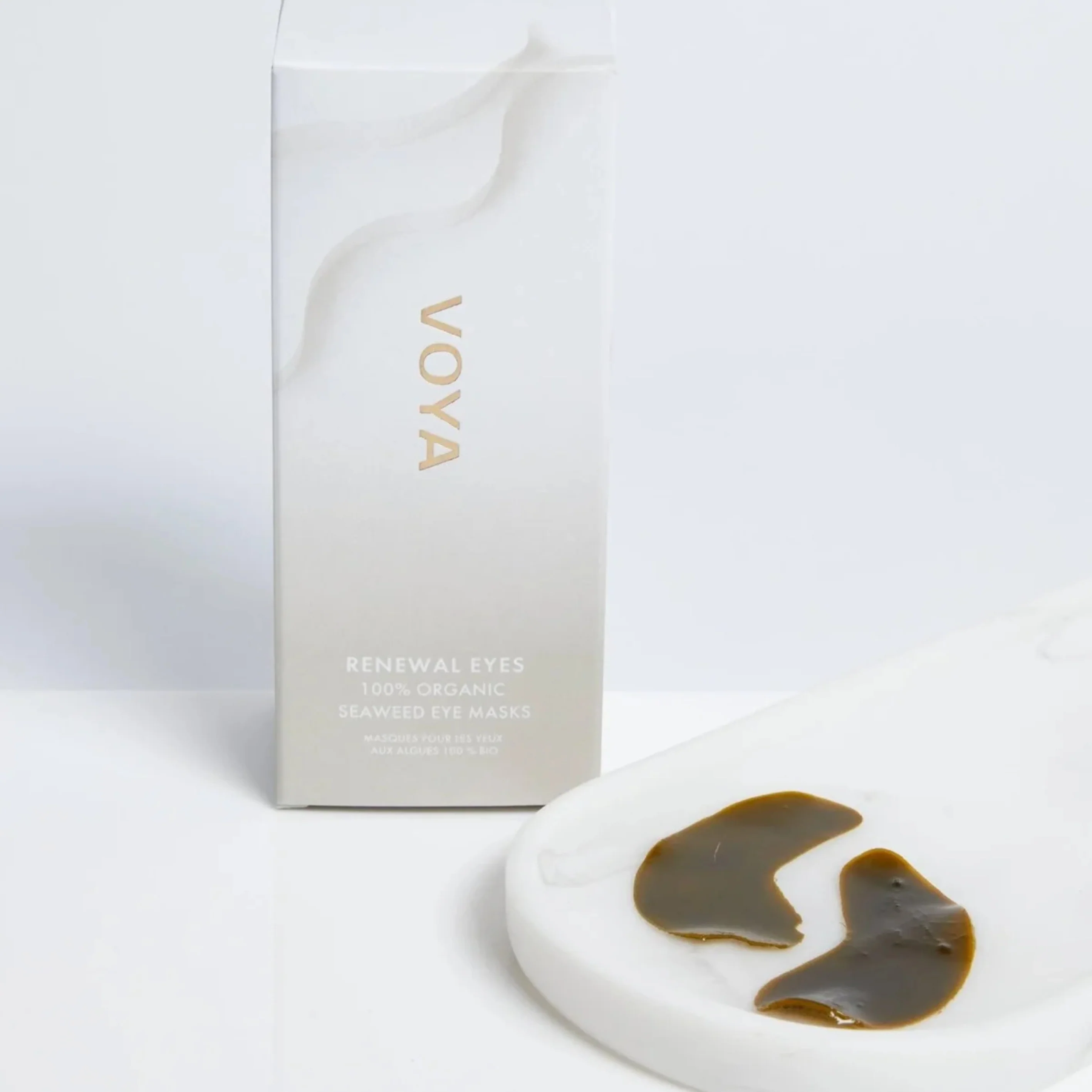 VOYA Renewal Eyes 100% Organic Seaweed Eye Masks x4 pairs - Image 4