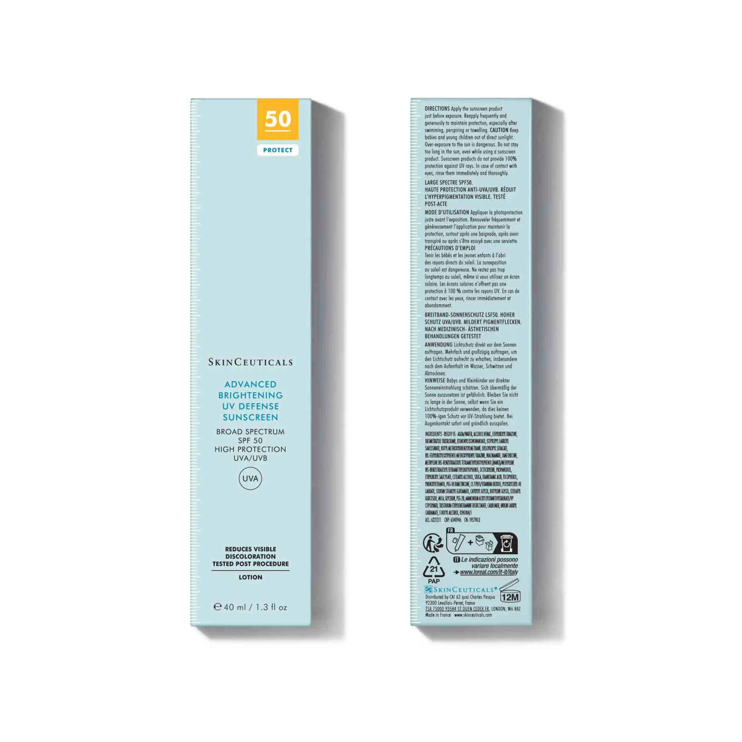 SkinCeuticals Advanced Brightening UV Defense SPF 50 40ml - Image 6