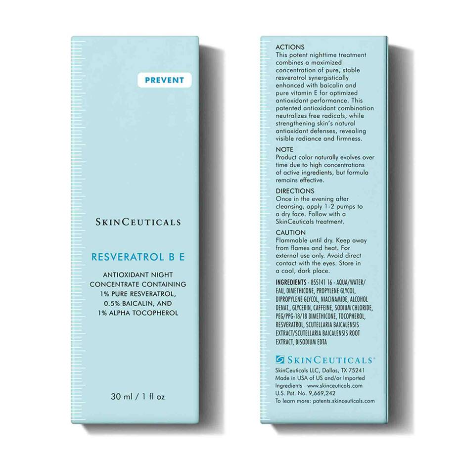 SkinCeuticals Resveratrol BE Night Serum For Ageing Skin 30ml - Image 4